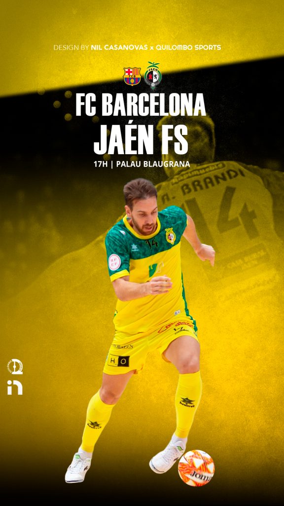 Diseño de partido para el jugador Alan Brandi, Jaén Paraíso Interior.